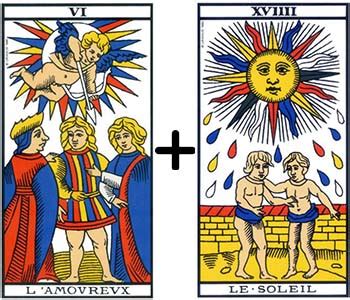 L’Amoureux Tarot Combinaison